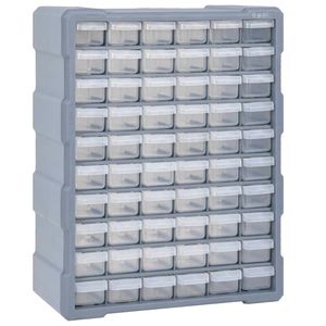 VidaXL Organiser met 60 lades 38x16x47,5 cm