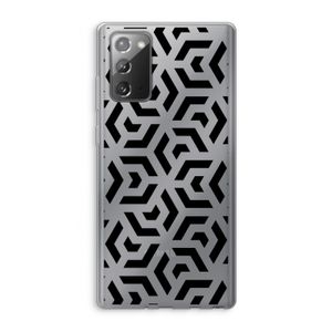 Crazy pattern: Samsung Galaxy Note 20 / Note 20 5G Transparant Hoesje