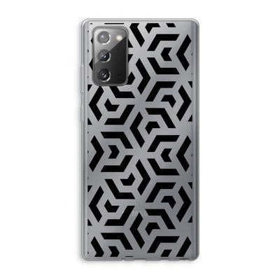 Crazy pattern: Samsung Galaxy Note 20 / Note 20 5G Transparant Hoesje