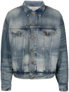 FEAR OF GOD ESSENTIALS veste en jean à effet délavé - Bleu