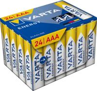 Varta Batterij energy alkaline aaa (box = 24stuks)
