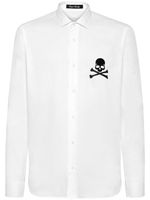 Philipp Plein chemise Skull&Bones en coton - Blanc - thumbnail