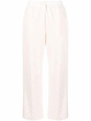 AMBUSH pantalon ample en éponge à motif monogrammé - Tons neutres