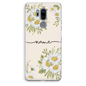 Daisies: LG G7 Thinq Transparant Hoesje
