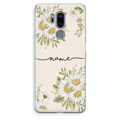 Daisies: LG G7 Thinq Transparant Hoesje