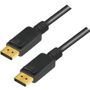 LogiLink CV0139 DisplayPort kabel 5 m Zwart