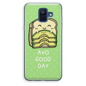 Avo Good Day: Samsung Galaxy A6 (2018) Transparant Hoesje