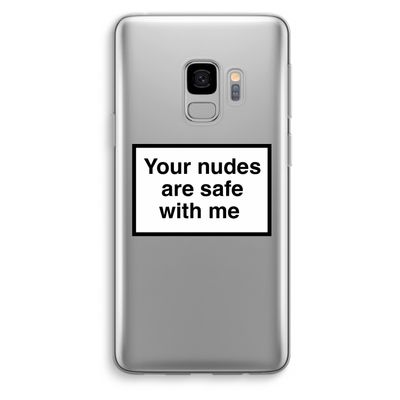 Safe with me: Samsung Galaxy S9 Transparant Hoesje