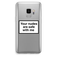 Safe with me: Samsung Galaxy S9 Transparant Hoesje