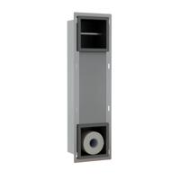 Fortifura Calvi Inbouw Reserve- en toiletrolhouder - Geborsteld Gunmetal PVD SW1126050/SW1126054 Fortifura Calvi Inbouw Reserve- en toiletrolhouder - Geborsteld Gunmetal PVD SW1126050/SW1126054