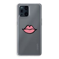 Kusje: Oppo Find X3 Transparant Hoesje