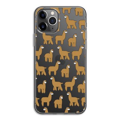Alpacas: iPhone 11 Pro Transparant Hoesje