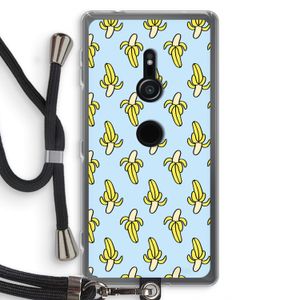 Bananas: Sony Xperia XZ2 Transparant Hoesje met koord