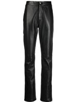 Filippa K pantalon Cassidy en cuir - Noir