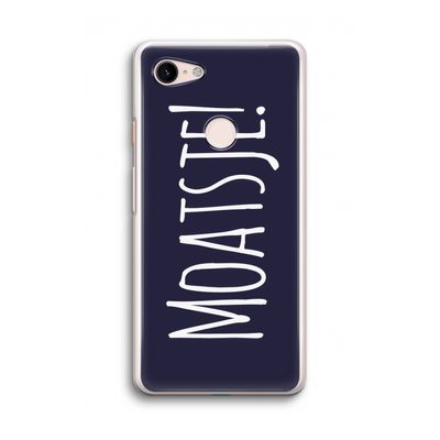 Moatsje!: Google Pixel 3 Transparant Hoesje