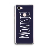Moatsje!: Google Pixel 3 Transparant Hoesje