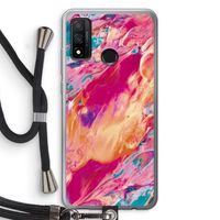 Pastel Echoes: Huawei P Smart (2020) Transparant Hoesje met koord