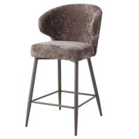 Ares Mocca bar chair aphrodite 7 clay leg (set van 2)