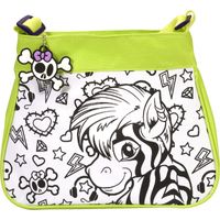 Inkleurbare zebra tas voor kinderen - thumbnail