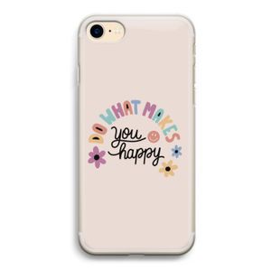 Happy days: iPhone 7 Transparant Hoesje