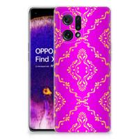 Siliconen Hoesje OPPO Find X5 Barok Roze