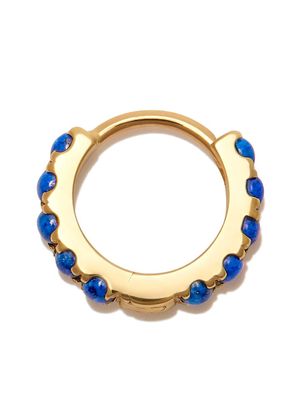 MARIA TASH créole en or 14ct sertie de lapis-lazuli