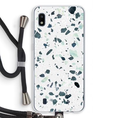 Terrazzo N°2: Samsung Galaxy A10 Transparant Hoesje met koord