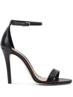 Schutz sandales Gisele en cuir - Noir - thumbnail