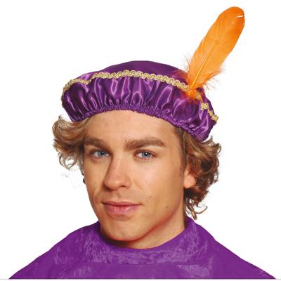 Pietenmuts - paars - voor volwassenen - Pietenbaret - baret - Sint en Piet verkleedaccessoires Pietenmuts - paars - voor volwassenen - Pietenbaret - baret - Sint en Piet verkleedaccessoires