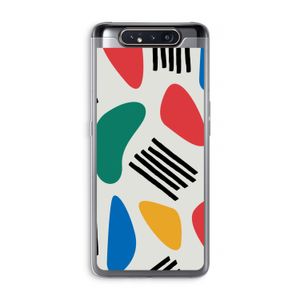 Illustratieve pop 1: Samsung Galaxy A80 Transparant Hoesje