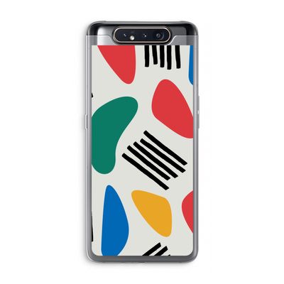Illustratieve pop 1: Samsung Galaxy A80 Transparant Hoesje