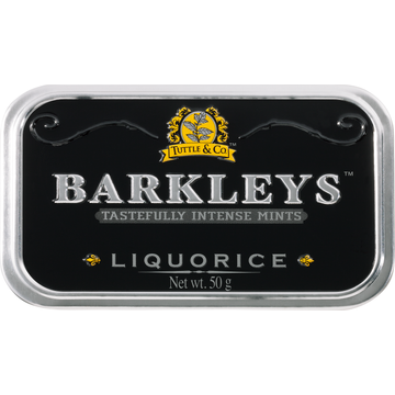 BARKLEYS™ Liquorice Tastefully Intense Mints 50 g bij Jumbo