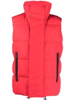 DSQUARED2 gilet matelassé à col montant - Rouge