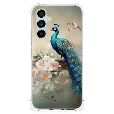 Case Anti-shock voor Samsung Galaxy A54 Vintage Pauwen Case Anti-shock voor Samsung Galaxy A54 Vintage Pauwen