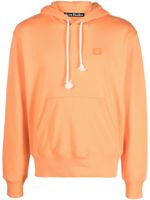 Acne Studios hoodie en laine à appliqué - Orange