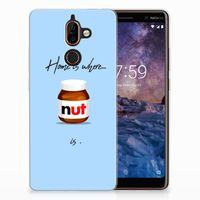 Nokia 7 Plus Siliconen Case Nut Home - thumbnail