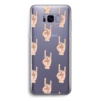 Rock: Samsung Galaxy S8 Transparant Hoesje