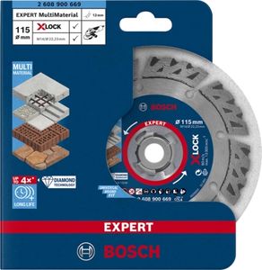 Bosch EXPERT MULTIMATERIAL X-LOCK Knipdiskette