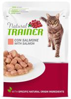 Natural trainer cat adult salmon pouch (12X85 GR)