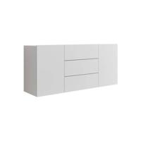 Meubella Dressoir Asilento - Mat wit - 140 cm - thumbnail