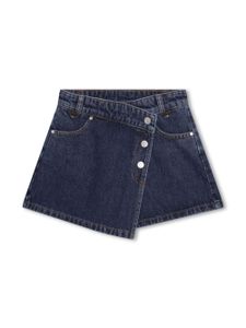 SONIA RYKIEL ENFANT jupe en jean asymétrique à rayures - Bleu