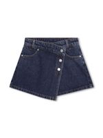 SONIA RYKIEL ENFANT jupe en jean asymétrique à rayures - Bleu - thumbnail