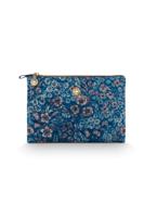Pip Studio Toilettas Charly Medium Quilted Daisy Dreams Blauw