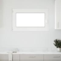 Kelderraam "RISOR" 100x50 cm draai-kiep DIN links wit