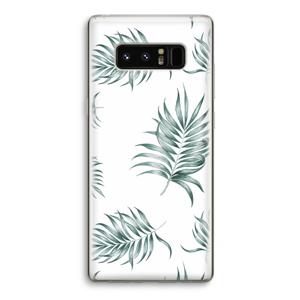 Simple leaves: Samsung Galaxy Note 8 Transparant Hoesje