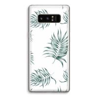 Simple leaves: Samsung Galaxy Note 8 Transparant Hoesje - thumbnail