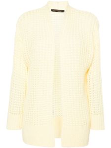 Incentive! Cashmere cardigan ajouré en cachemire - Jaune