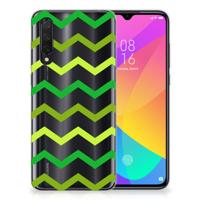 Xiaomi Mi 9 Lite | TPU bumper | Zigzag Groen