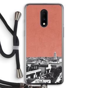 Marrakech Skyline : OnePlus 7 Transparant Hoesje met koord