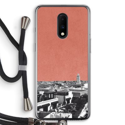 Marrakech Skyline : OnePlus 7 Transparant Hoesje met koord